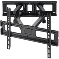 thumbnail image 1 of MountFTV Full Motion TV Wall Mount for 26-65 inch TVs Holds up to 110 lbs Swivels Tilts Extension Leveling, Max 400 x 400mm, Fits 8"/12/16" Wood Stud, 1 of 11
