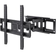 thumbnail image 1 of MountFTV Full Motion TV Wall Mount for 26-65 inch TVs Holds up to 110 lbs Swivels Tilts Extension Leveling, Max 400 x 400mm, Fits 8"/12/16" Wood Stud, 1 of 11