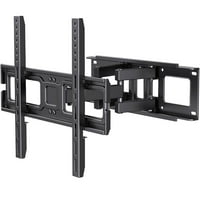 MountFTV Full Motion Articulating TV Wall Mount Bracket for 26-65 inch TVs Swivels Tilts Extention Leveling Holds up to 99 lbs,Max 400 x 400mm, Fits 16