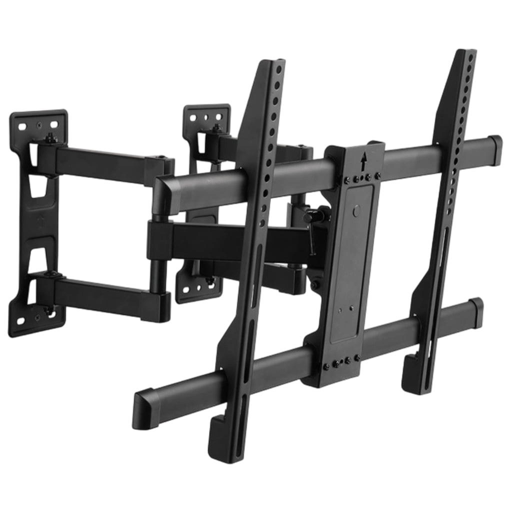 Full Motion Corner TV Wall Mount For 37-70 Inch LCD LED TVs Heavy Duty Metal Bracket Tilt Rotation Space Saving