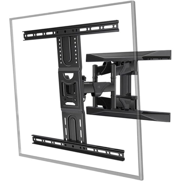 Full Motion Inch TV Wall Mount for Most 45-75 Inch TVs, Flat Panel LED LCD Display Screen Mount Bracket MAX VESA 600x400mm, Load 45.5kg