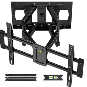 Full Motion Mount, Listed TV Wall Mount for Most 42-84 inch TVs, Holds up to 120lbs, Max 600x400mm, Swivel TV Bracket with Dual Articulating Arms Tilt Rotation Fits 16" Wood Stud