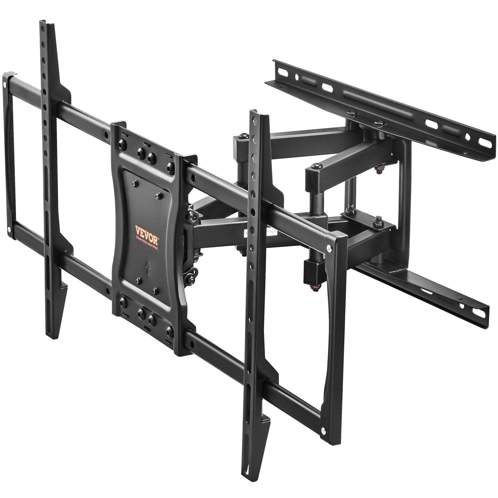 Full Motion TV Mount Fits for Most 37-75 inch TVs,  Max VESA 600x400mm, Holds up to 132 lbs,Swivel Tilt Horizontal Adjustment TV Wall Mount Bracket with 4 Articulating Arms
