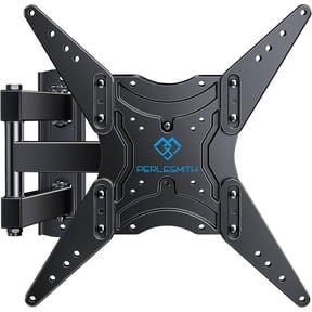 Full Motion TV Wall Mount for 27-60 Inch Flat & Curved TVs Single Stud TV Mount with Articulating Swivel Tilt - Wall Mount TV Bracket VESA 400x400mm up to 77 lbs Perfect Center Design
