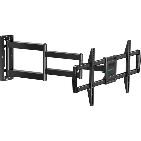 Full Motion TV Wall Mount with 30” Extension & Tilt & Swivel for Most 42-75 Inch TVs, Long Arm TV Mount Corner Bracket Articulating Arm Mount, Max VESA 600x400mm and Up to 99 lbs, MU0057-L