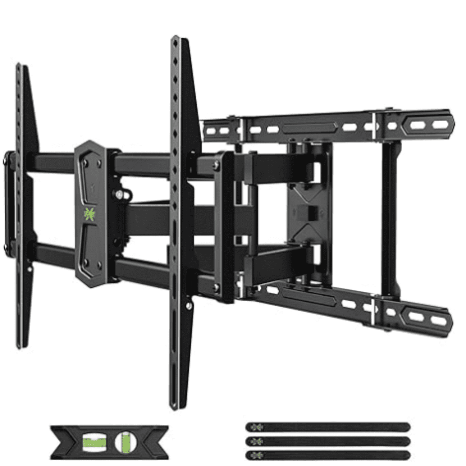 Full Motion TV Wall Mount 42"-84" TVS, Fits 16" 18" or 24" Studs, Heavy Duty TV Mounts Bracket with Dual Articulating Arms Tilt Swivel Extension Max VESA 600x400mm, Weight Capacity 110lbs