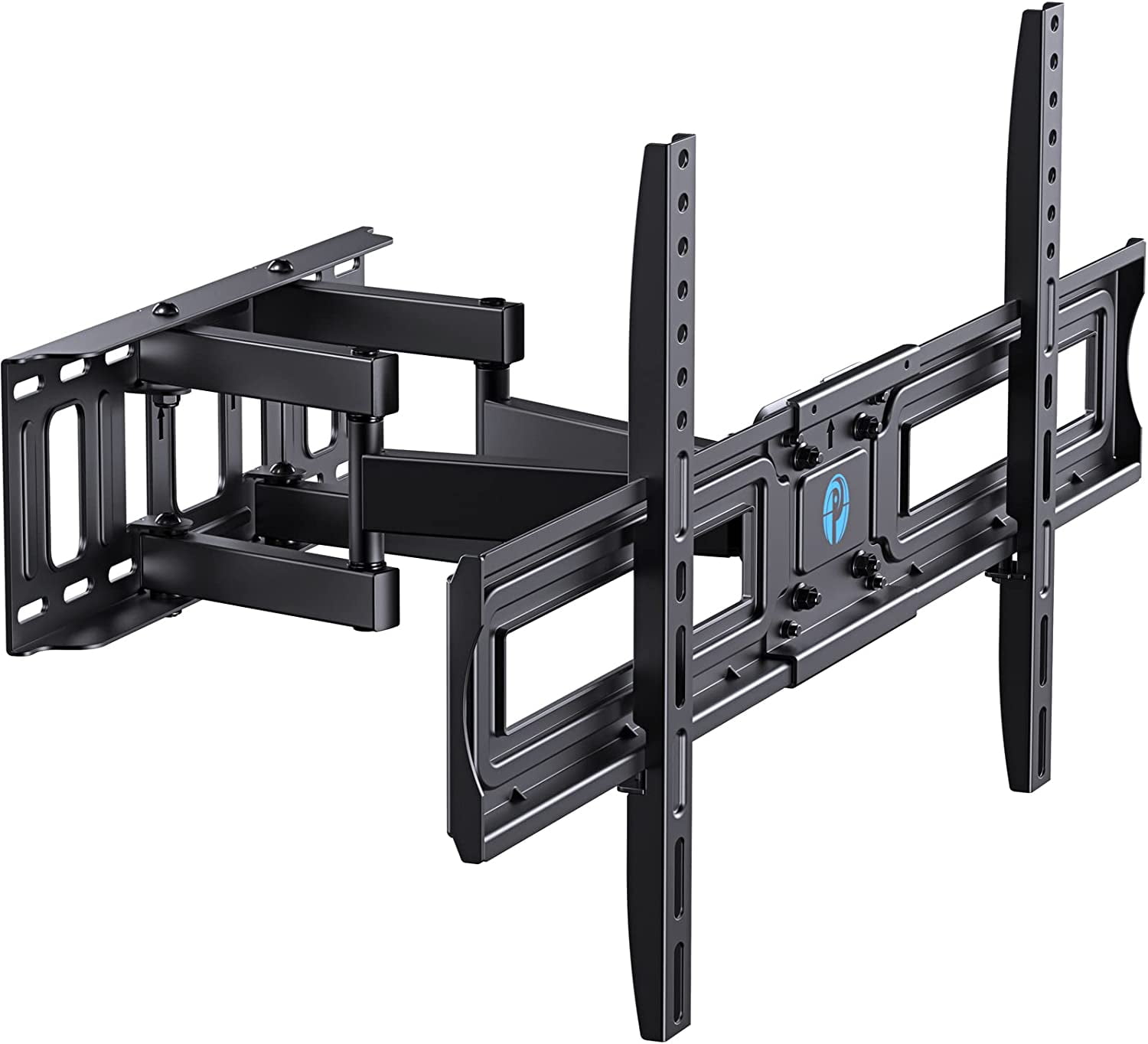 Full Motion TV Wall Mount Bracket for 3775 inch LCD, QLED,OLED 4K Flat Curved TVs, Dual Arms