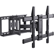 Full Motion TV Wall Mount Bracket Fit for 37-75" Flat Curved LED TVs, Max 600x400mm,Holds up to 132lbs