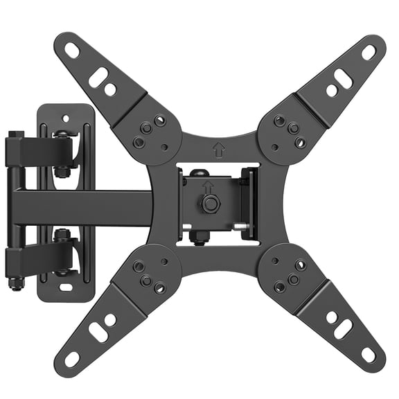 MountLiving Full Motion TV Wall Mount Bracket for 13-42 inch Screens & Monitors, Swivel Tilt Extension Rotation, Max VESA 200x200mm, up to 55 lbs