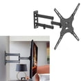 thumbnail image 1 of Full Motion TV Wall Mount Fits for Most 14-55 Inch TVs with Swivel Articulating Arm Rotation & Tilt, Corner Center Design TV Mount Bracket MAX VESA 400x400mm and 110lbs, 1 of 8