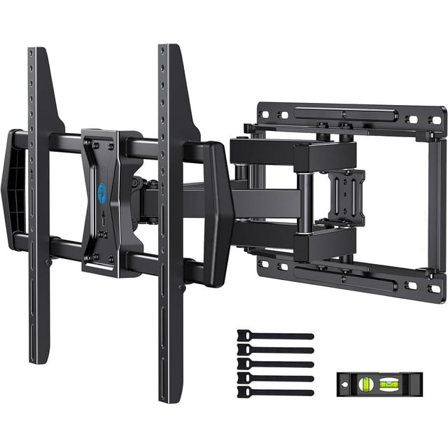 Full Motion TV Wall Mount for Most 3775 inch TVs, Wall Mount Bracket