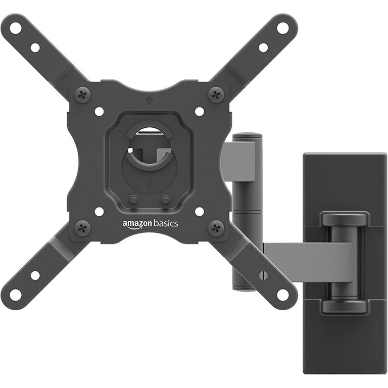 Full Motion TV Wall Mount fits 12 to 40 TVs and VESA 200x200, Black