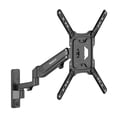 thumbnail image 1 of Mount-It! Height Adjustable TV Wall Mount - Full Motion, Pull Down and Vertical Adjustment, Fits 23-55 Inch Screens, Max VESA 400x400mm, Swivel and Tilt Capabilities, 50.6 Lbs Capacity, 1 of 11