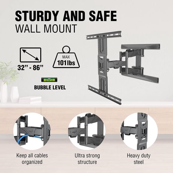 Full Motion TV Wall Mount