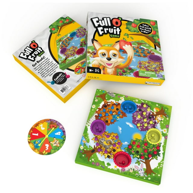 Full O’ Fruit Board Game for Family Game Night, for Kids Ages 3 and up