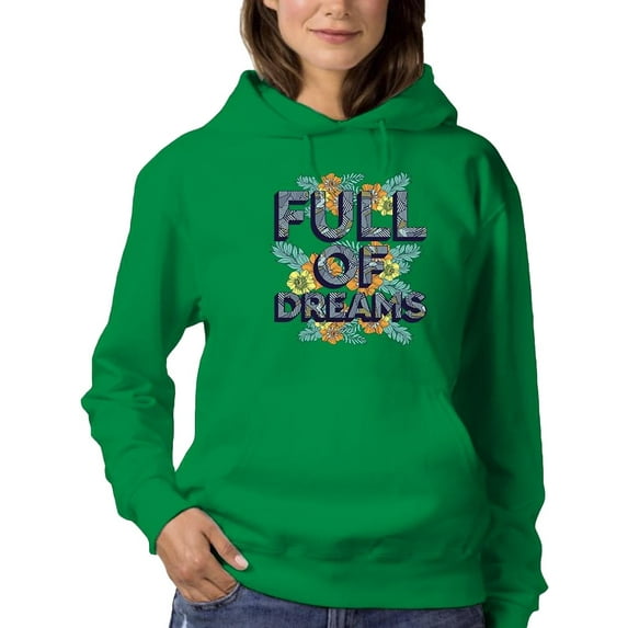 Full Of Dreams Cool Nature Hoodie Women -Image by Shutterstock, Female 3X-Large