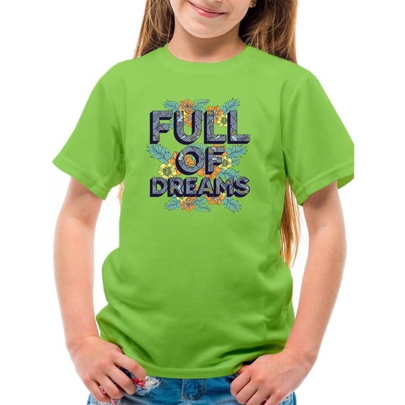 Full Of Dreams Cool Nature T-Shirt Juniors -Image by Shutterstock, Medium