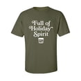 thumbnail image 1 of Full Of Holiday Spirit Adult Short Sleeve T-shirt, 1 of 4