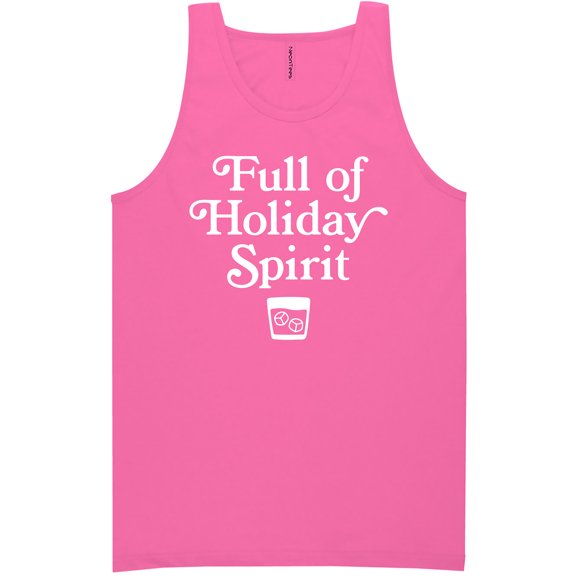 Full Of Holiday Spirit Neon Tank Top
