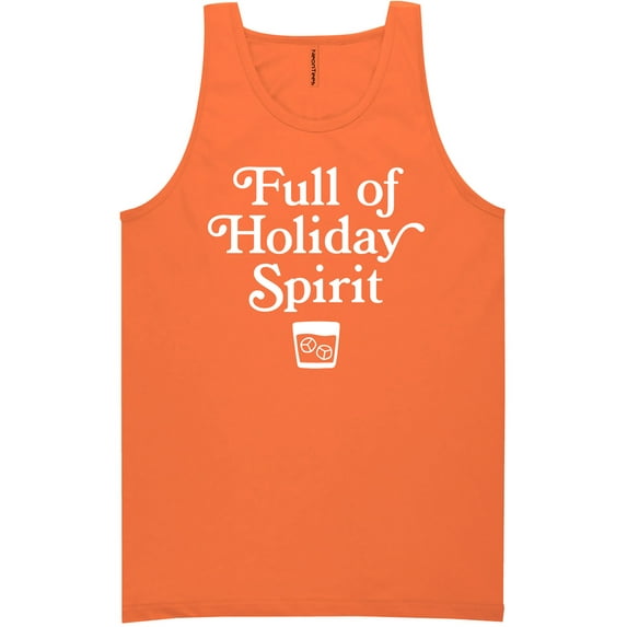 Full Of Holiday Spirit Neon Tank Top