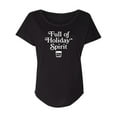 thumbnail image 1 of Full Of Holiday Spirit Womens Dolman Tee, 1 of 3