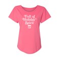 thumbnail image 1 of Full Of Holiday Spirit Womens Dolman Tee, 1 of 1