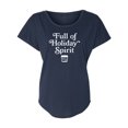thumbnail image 1 of Full Of Holiday Spirit Womens Dolman Tee, 1 of 1