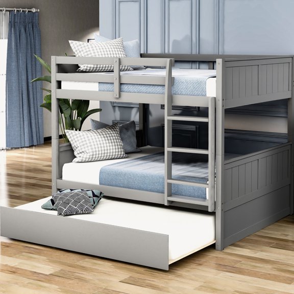 Full Over Full - Easy Conversion - Multiple Rooms - High - Quality Bunk Bed