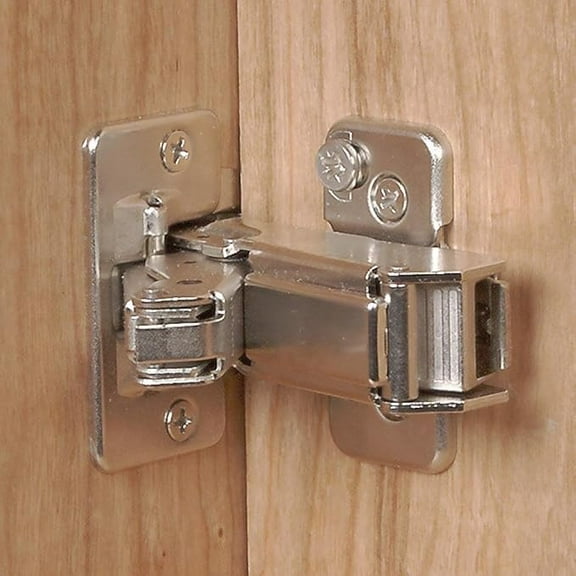 Full Overlay Blum 170 Snap Close Clip Top Frameless Hinges, Pair