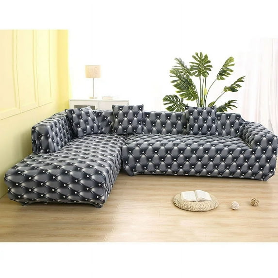 Full Package Anti Slip Elastic Sofa Cover Genuine Leather Old-fashioned Sofa Cover Full Cover Fabric Combination Sofa Cushion