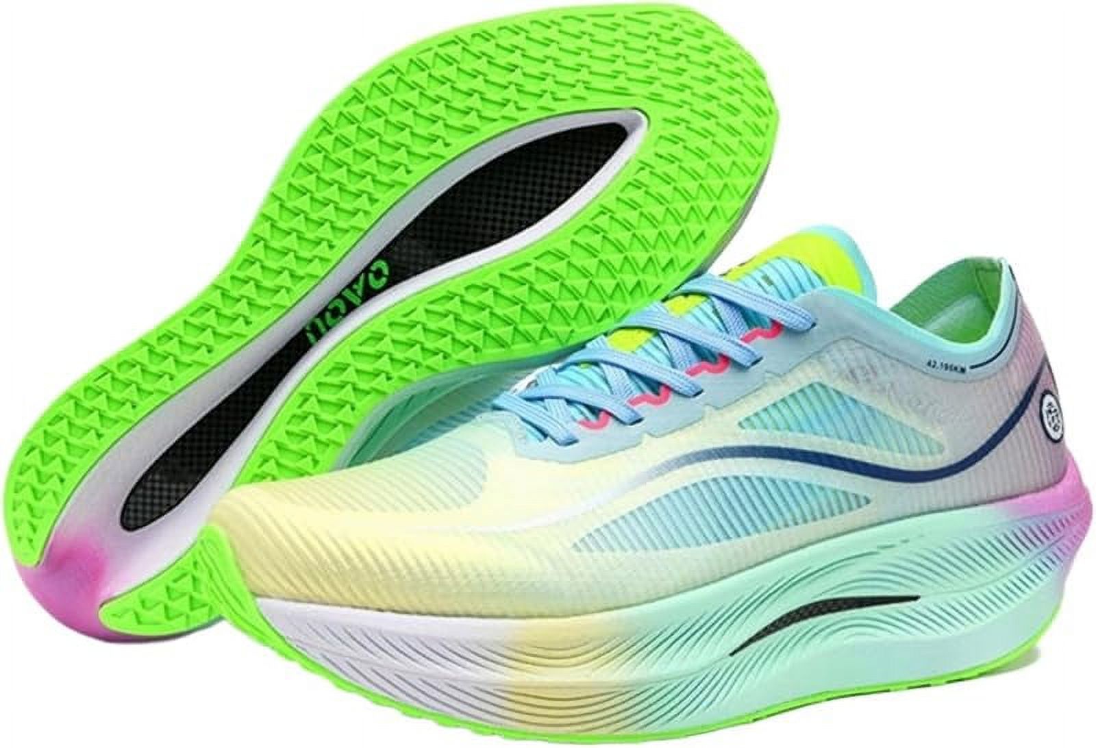 Full Palm Nylon Carbon Plate Running Shoes Lightweight Breathable