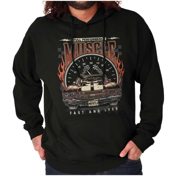 Full Performance Muscle Fast Loud Car Hoodie Sweatshirt Women Men Brisco Brands S