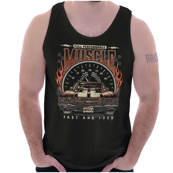 Full Performance Muscle Fast Loud Car Tank Top T Shirts Men Women Brisco Brands X