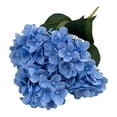 thumbnail image 1 of Full Petal Hydrangea Bouquet for Wedding, Engagement & Anniversary, Oimcto Big Flower Heads for Centerpieces, Bridal Bouquets, Kitchen Table Decor & Party Flower Arrangements, Blue, 1 of 9