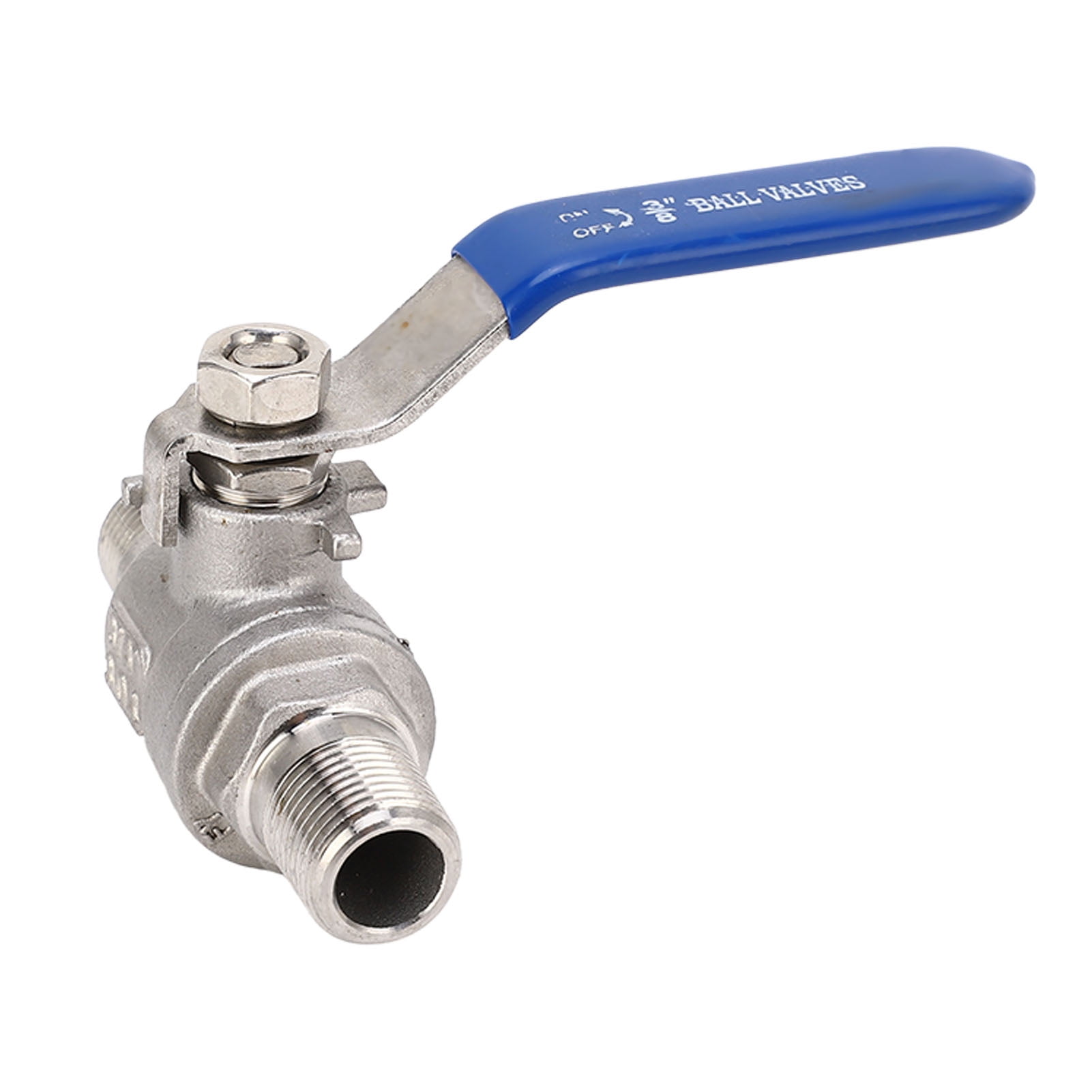 Full Port Ball Valve 3/8in Stainless Steel Good Sealing DN10 Male Ball