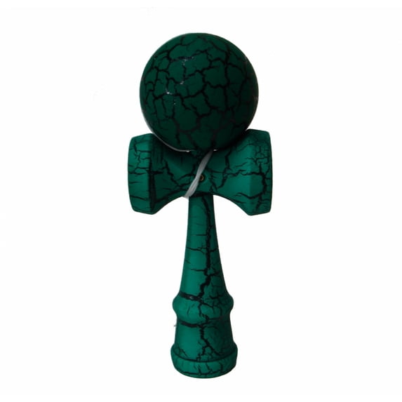 Full Print Black/Green Crackle Kendama