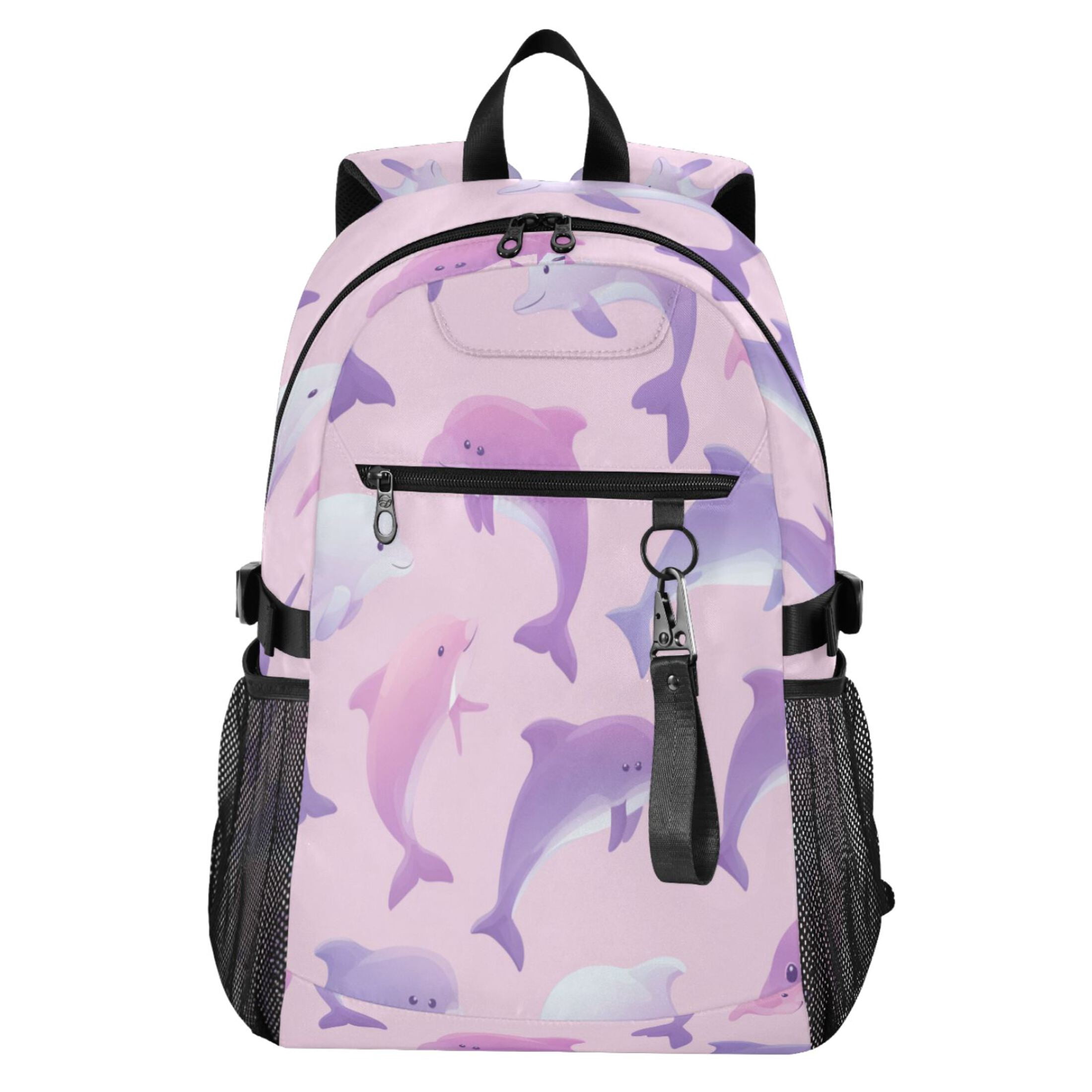 Full‑Print Casual Laptop Backpack, 20L Water‑Resistant Twill Tote ...