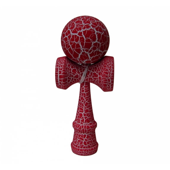 Full Print White/Red Crackle Kendama