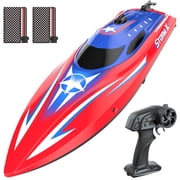 Full Proportional Remote Control Boat for Kids & Adults, 20MPH+ High-Speed Waterproof RC Boat, 2 Battery30 Mins, 2.4GHz Racing Boats Toy for Water Pool & Lake