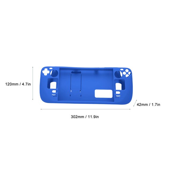 Full Protection Case With Stand For Gaming Console, Compact Design, Precise Fit, 302x120x42mm