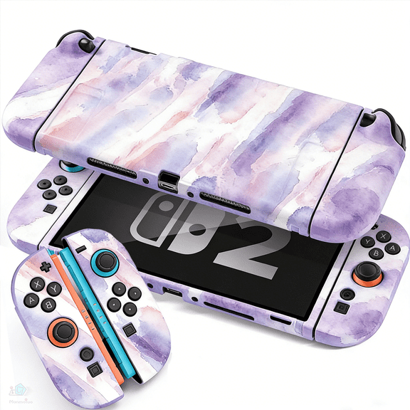 Full Protective Case for Nintendo Switch 2,Soft TPU Protector Cover Protect Shell Undockable for Switch 2 2025