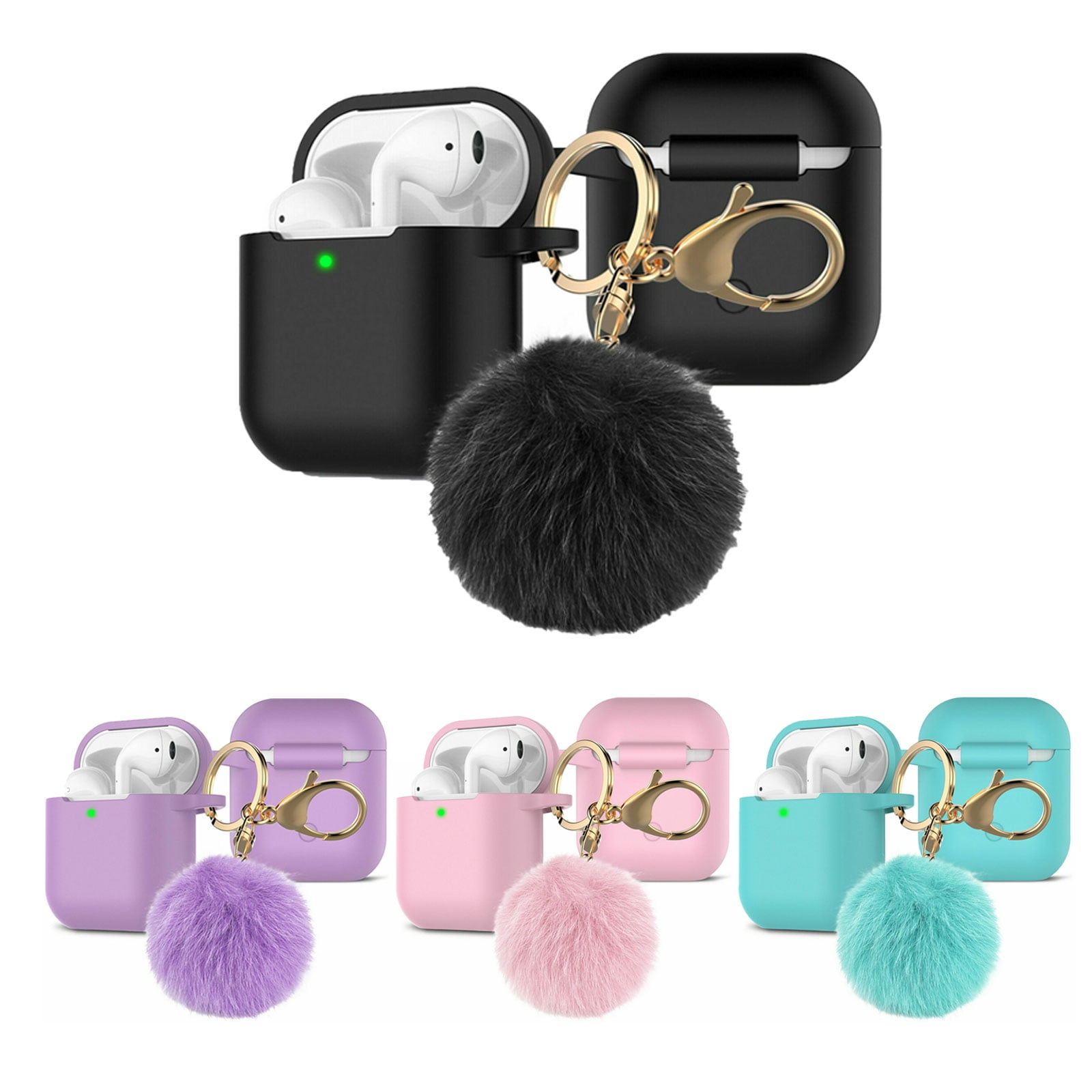 Full Protective Silicone Case Cover for Apple AirPods 2nd Generation ...