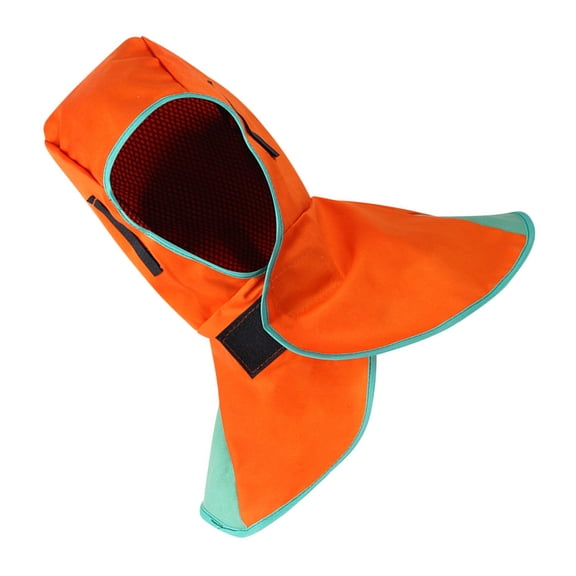Full Protective Welding Hooded Welding Neck Covering Flame Retardant Protective Welding Covering for Men Washable Breathable