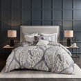 thumbnail image 1 of Full/Queen 6 Piece Printed Duvet Cover Set, 1 of 3