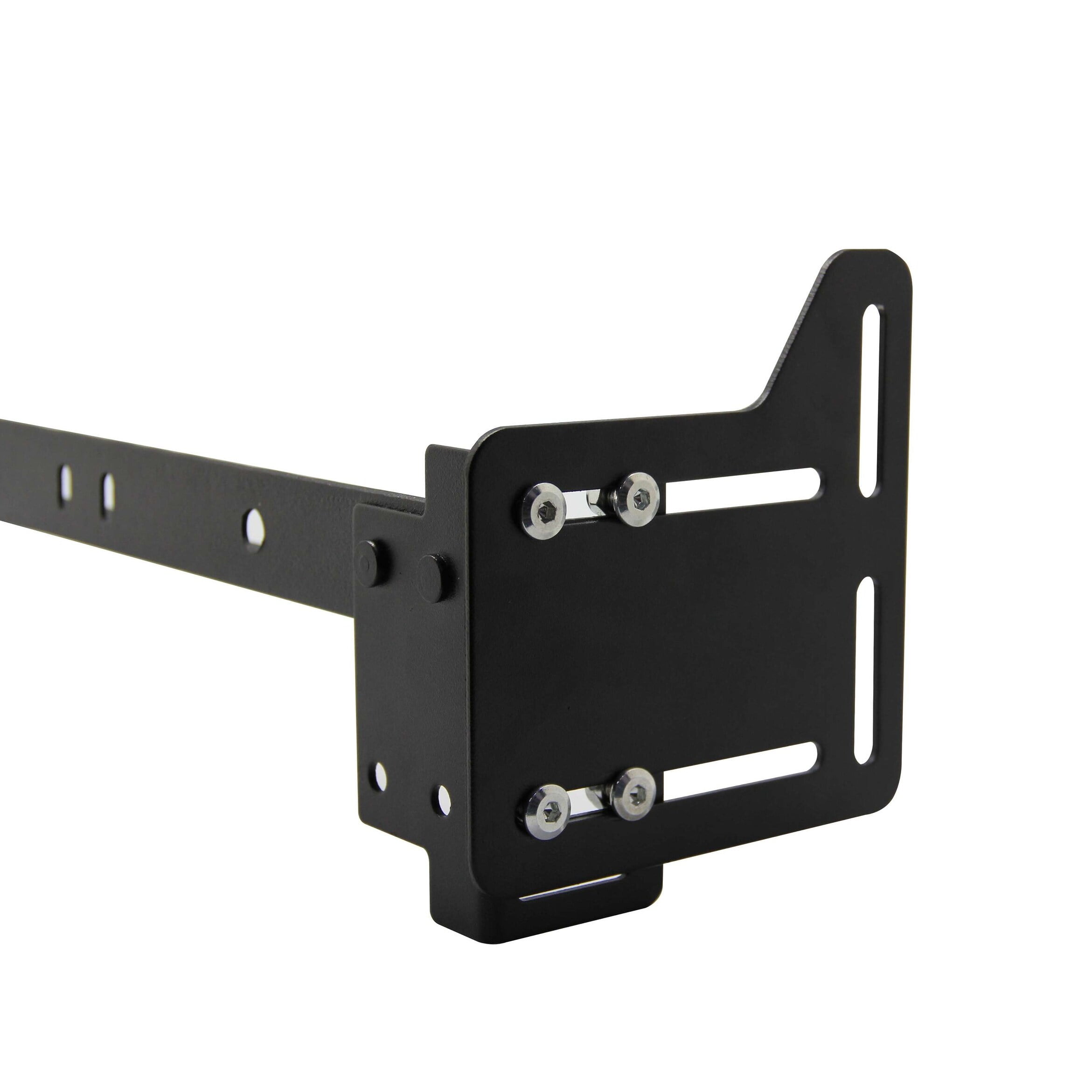 Black Steel Queen Bed Frame Headboard Bracket Adapter Set