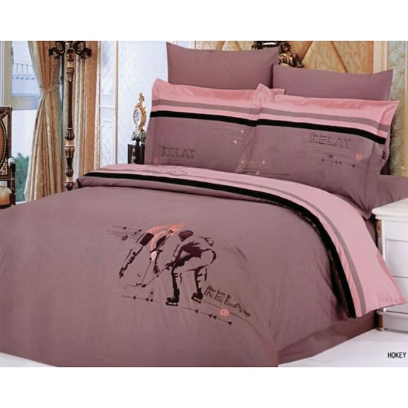 Full, Queen Bed Modern Bedding Sports Duvet Cover Set Le Vele Le129Q