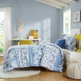 thumbnail image 1 of Full/Queen Floral Striped Comforter Set, 1 of 4