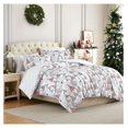 Full/Queen Size Christmas Comforter Set with 2 Pillow Shams, Reversible
