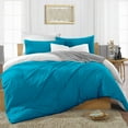 thumbnail image 1 of Full/Queen Size Microfiber Duvet Cover Reversible Ultra Soft & Breathable 3 Piece Luxury Soft Wrinkle Free Cooling Sheet (1 Duvet Cover with 2 Pillowcases, Turquoise Blue), 1 of 6
