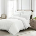 thumbnail image 1 of Full/Queen size White 5-Piece Lightweight Comforter Set with Lace Trim, 1 of 1
